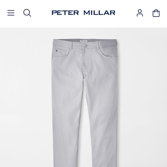 Peter Millar Other - Peter Millar eb 66 5 pocket pants in Gale Grey.